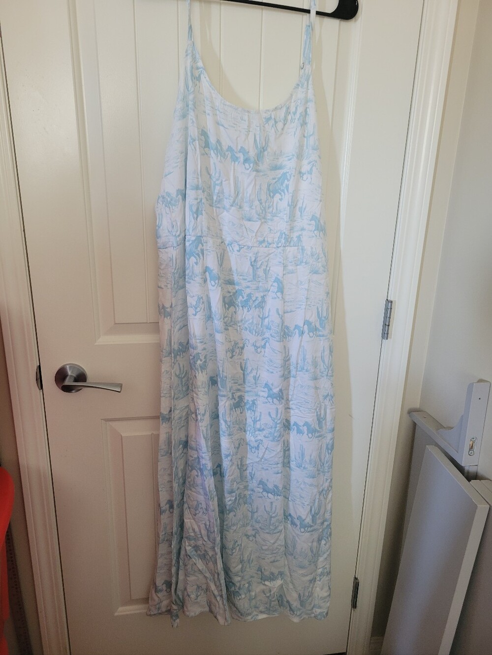 Wrangler Western Print Maxi Dress